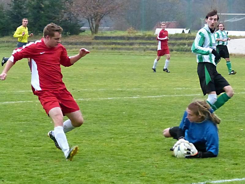 12. kolo I. B třídy: Zruč n. S. - Struhařov 2:2, 11. listopadu 2012.