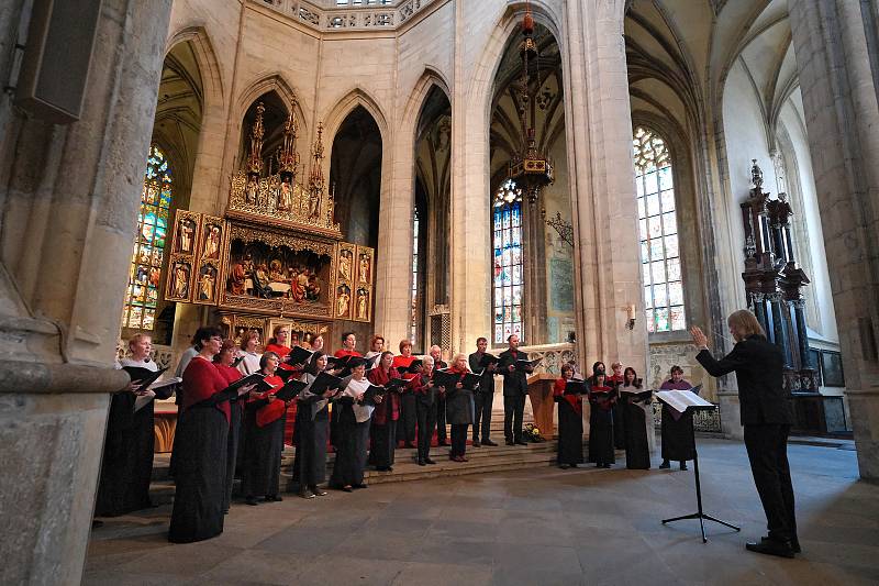 Koncert USPS Tyl v katedrále sv. Barbory, 7. května 2022.