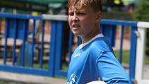 Fotbalový přátelský zápas, starší žáci, kategorie U14: FK Čáslav - MFK Chrudim 1:6 (1:2).