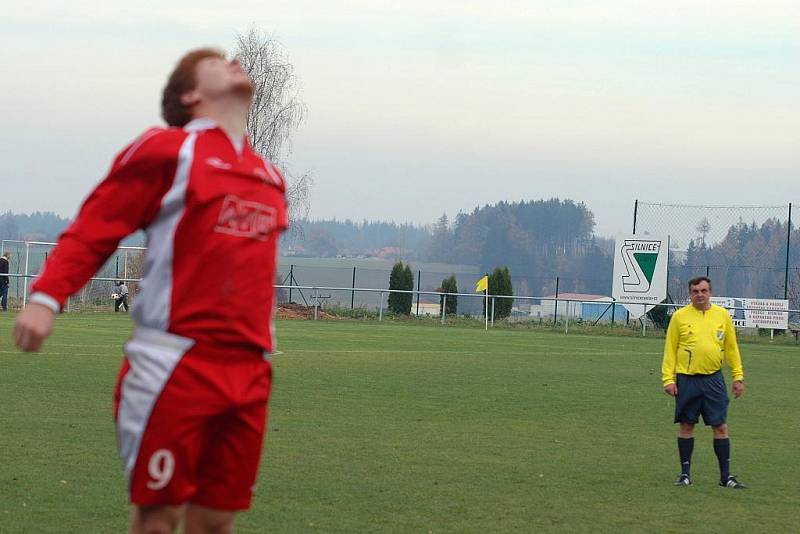 Fotbal I. B třída: Zbraslavice - Tupadly 2:3, sobota 14. listopadu 2009