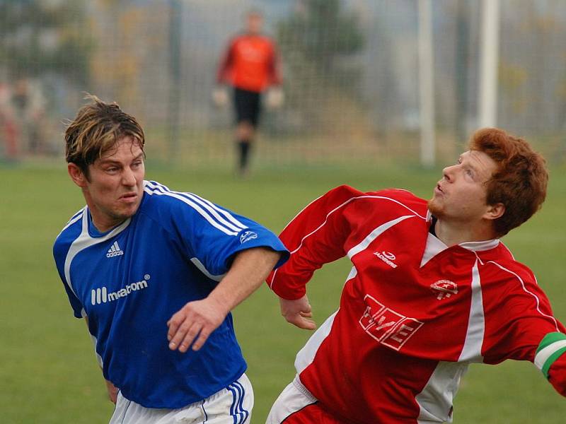 Fotbal I. B třída: Zbraslavice - Tupadly 2:3, sobota 14. listopadu 2009