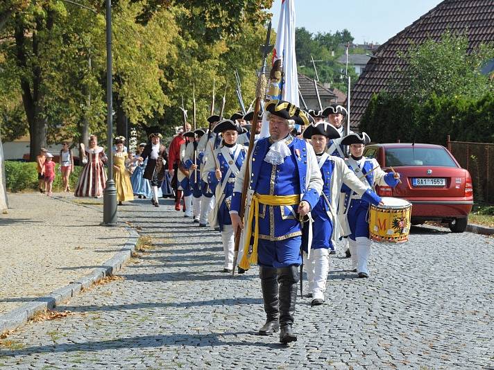 Historické slavnosti se konaly ve Zruči nad Sázavou.