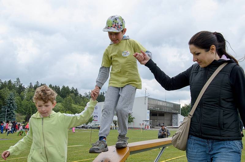 Sportovní klání mateřinek ve Zbraslavicích