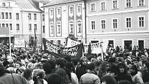 Sametová revoluce v Kutné Hoře na podzim roku 1989.