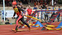 Z krajské soutěže v požárním sportu profesionálních a dobrovolných hasičů na stadionu Olympia v Kutné Hoře.