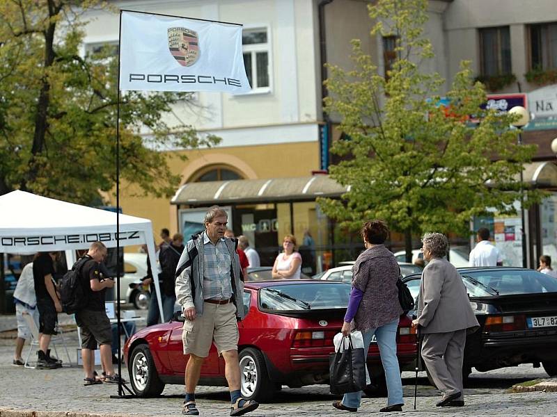 Sraz majitelů vozů značky Porsche se uskutečnil v sobotu v Čáslavi.