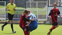 Fotbalový přátelský zápas, starší žáci, kategorie U14: FK Čáslav - MFK Chrudim 1:6 (1:2).