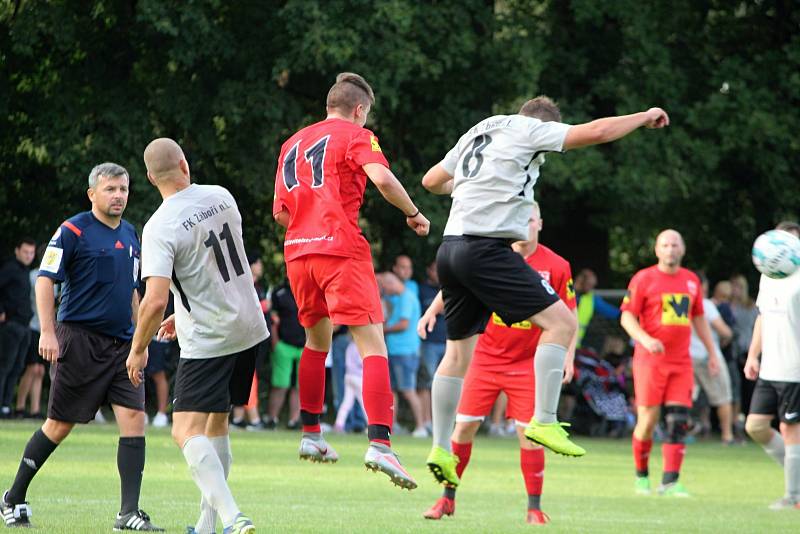 Fotbalová III. třída: FK Záboří nad Labem - TJ Sokol Červené Janovice 4:2 (2:1).