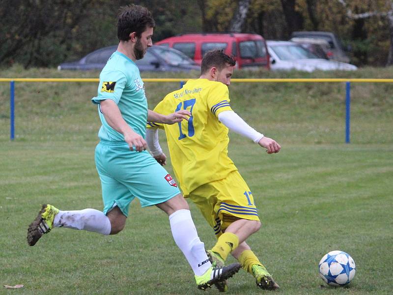 Třinácté kolo fotbalového okresního přeboru: SK 1933 ČUS Nové Dvory - TJ Sokol Červené Janovice 5:1 (2:0).