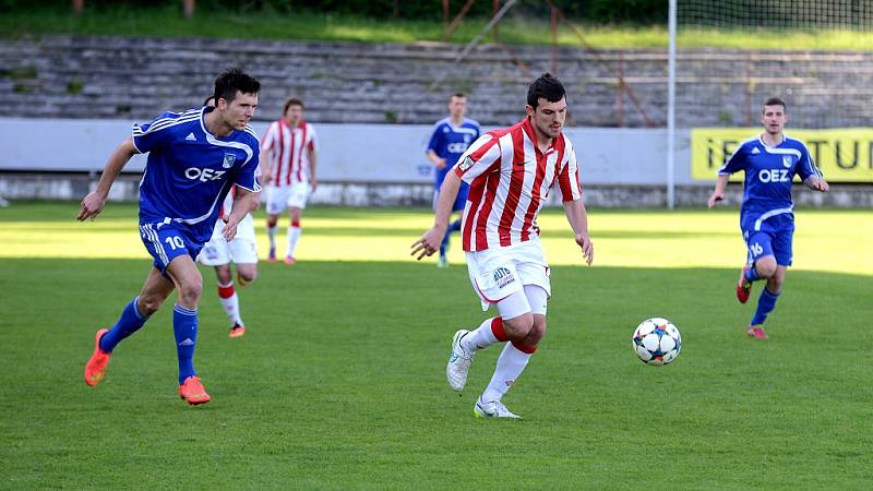 Kutná Hora porazila Letohrad 1:0, 17. května 2015.