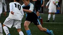 Česká fotbalová liga mladších žáků U13: FK Čáslav - FC Hradec Králové 0:9 (0:2, 0:3, 0:4).