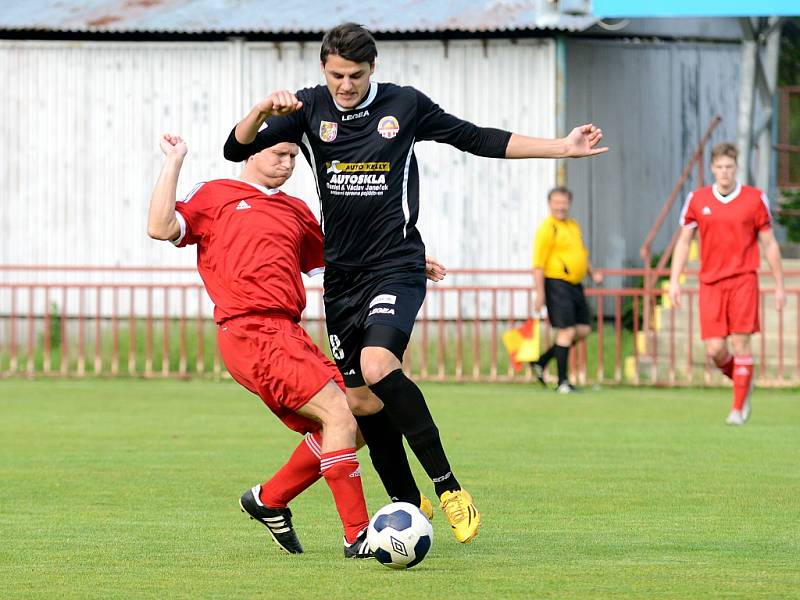 Semifinále Poháru OFS: Kutná Hora B - Malešov 2:1 (0:1), 18. května 2016.