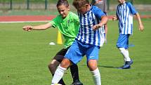 Fotbalový přípravný zápas mladších žáků U13: FK Čáslav - FK Admira Praha 13:2 (4:1, 3:1, 6:0).