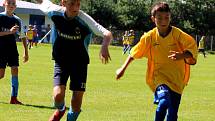 Fotbalový přípravný zápas v Úročnici, mladší žáci, kategorie U13: SK Benešov - FK Čáslav 14:5 (5:2, 6:1, 3:2).