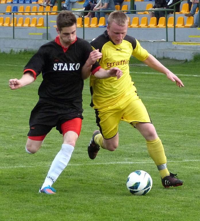 19. kolo okresního přeboru: Kácov - Zbýšov 6:1, 27. dubna 2013.