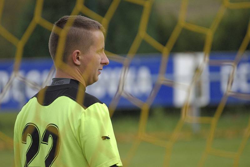 Utkání 7. kola okresního fotbalového přeboru: Zbraslavice - Sázava B 2:3.