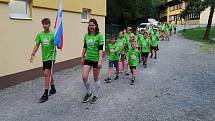 Dětský sportovní tábor pořádaný spolkem Olympia Kutná Hora v rekreačním středisku Želivka na Vysočině.