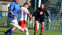 Fotbalová IV. třída, skupina B: TJ Sokol Malín B - TJ Sokol Červené Janovice B 4:3 pk (0:3).