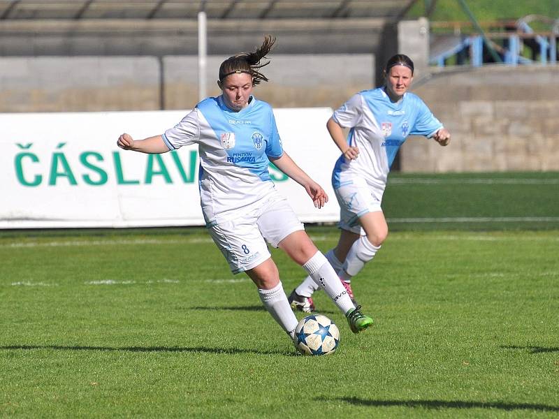 Čáslavské fotbalistky porazily Bohemians 7:3.