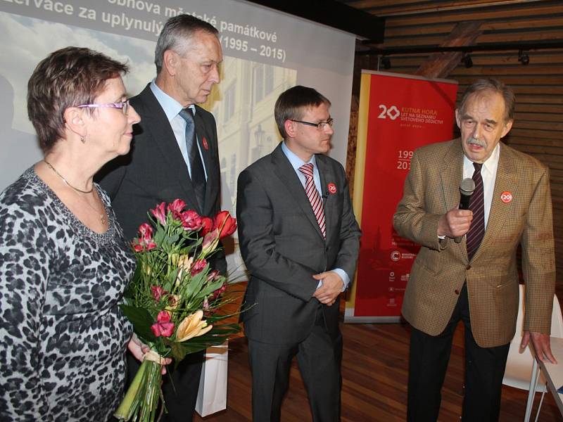 Slavnostní zakončení oslav 20. výročí vstupu Kutné Hory do UNESCO v galerii GASK.