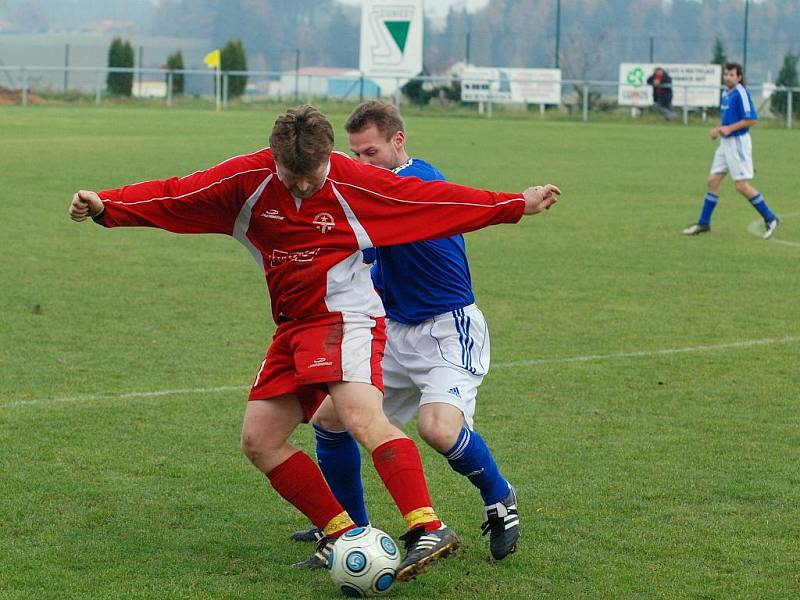 Fotbal I. B třída: Zbraslavice - Tupadly 2:3, sobota 14. listopadu 2009