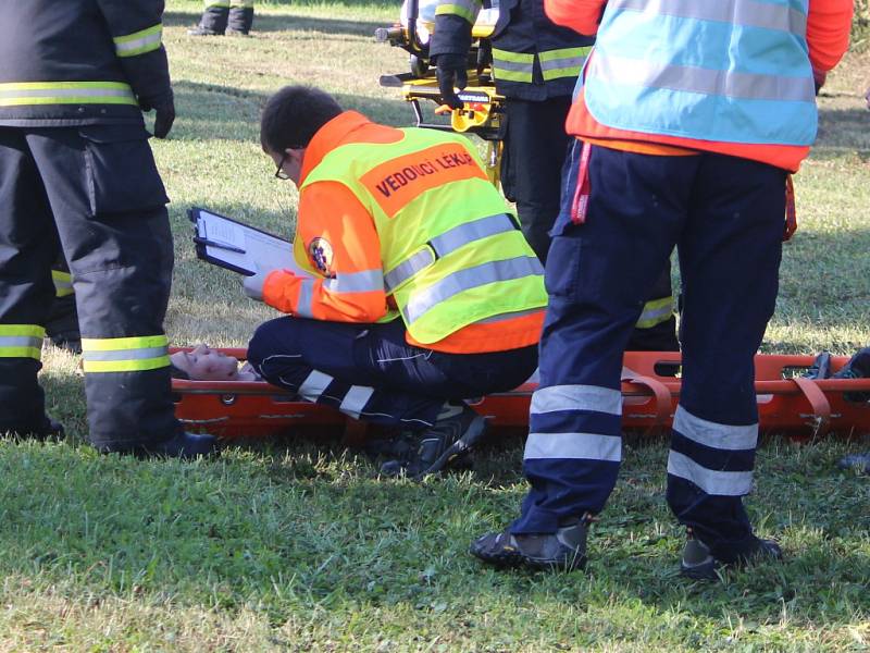 Trénink ISZ na Dopravním učilišti Čáslav