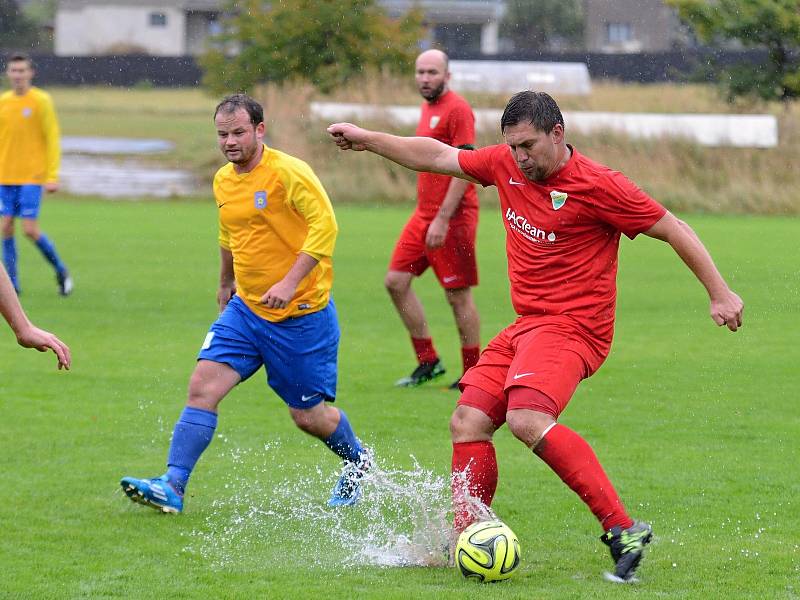 Zápas I. B třídy (sk. D) Jiskra Zruč nad Sázavou - Kondrac (3:2pk).