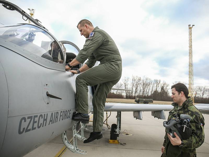 Podzvukový letoun L-159 ALCA  patří do výbavy 21. základny taktického letectva v Čáslavi