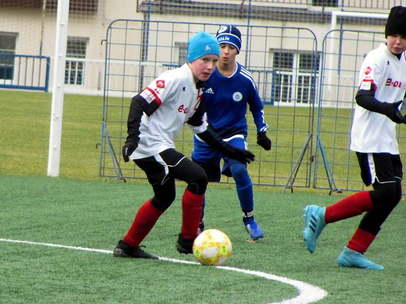 Fotbalový přípravný zápas, mladší žáci, kategorie U13+U12: FK Čáslav - SK Sparta Kolín 8:5 (1:0, 2:2, 5:3).