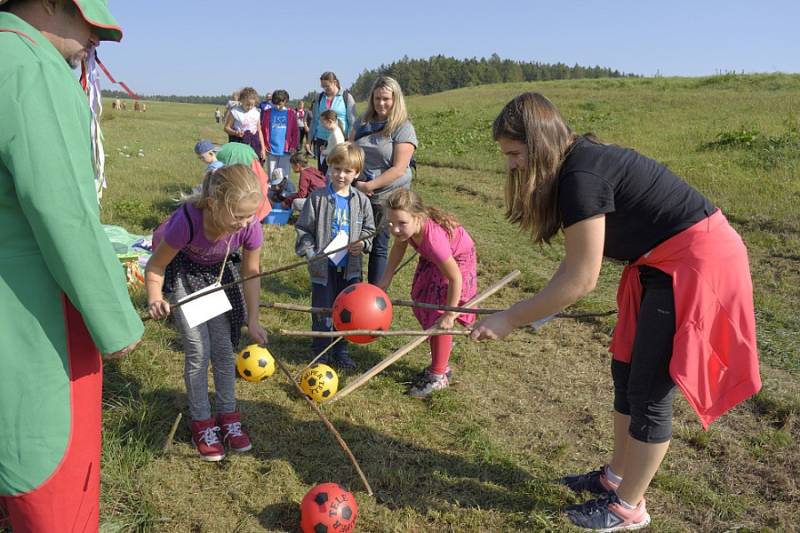 Děti si užily Pohádkové putování v Bohdanči. 