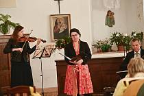 Z vánočního koncertu souboru Musica Festiva v zámecké kapli v Ratajích nad Sázavou.
