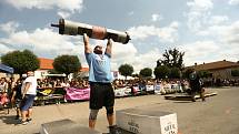 Strongman závody v Golčově Jeníkově v neděli 24. července 2021.