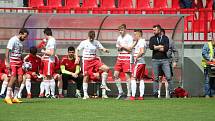 Z fotbalového utkání divize C  Kutná Hora - Libiš (4:1)