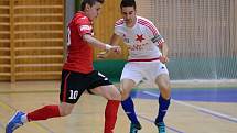 2. kolo Chance futsal ligy: FC Benago Zruč n. S. - SK Slavia Praha 6:3, 16. září 2016.