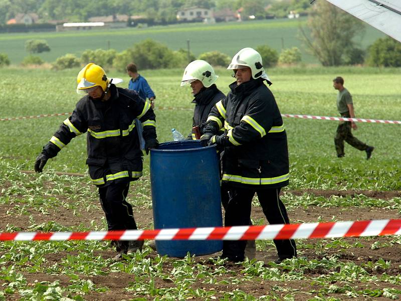 Havárie letadla Čáslav. 23.5. 2012