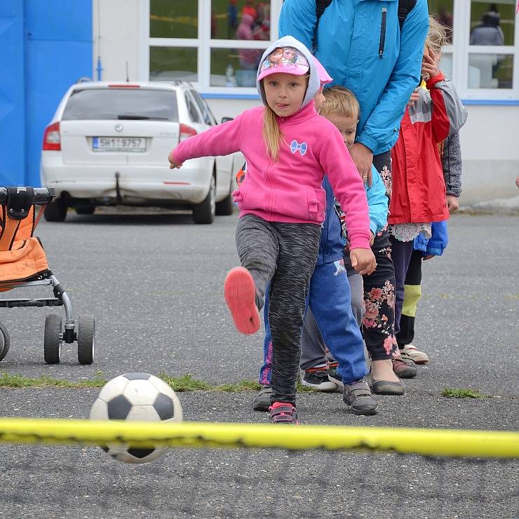 Sportovní klání mateřinek ve Zbraslavicích