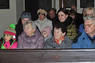 Vánoční zpívání koled v kostele sv. Václava v Jindicích.