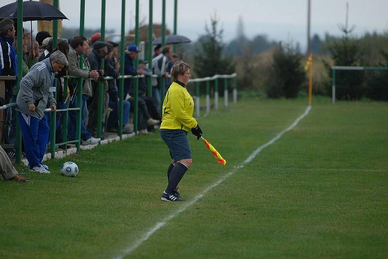 Fotbal I. B třída: B. Podolí - Louňovice 0:1, sobota 17. října 2009