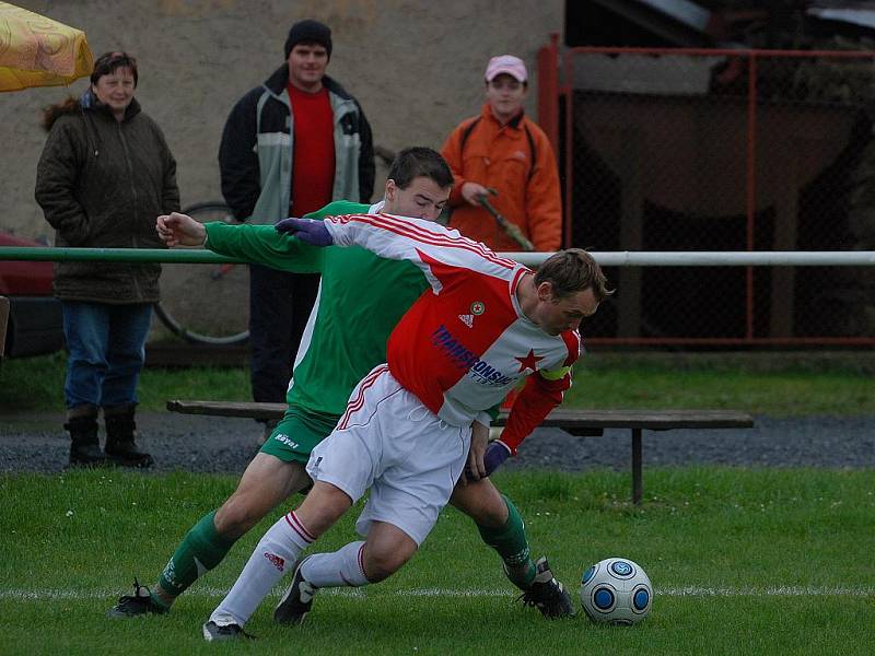 Fotbal I. B třída: B. Podolí - Louňovice 0:1, sobota 17. října 2009