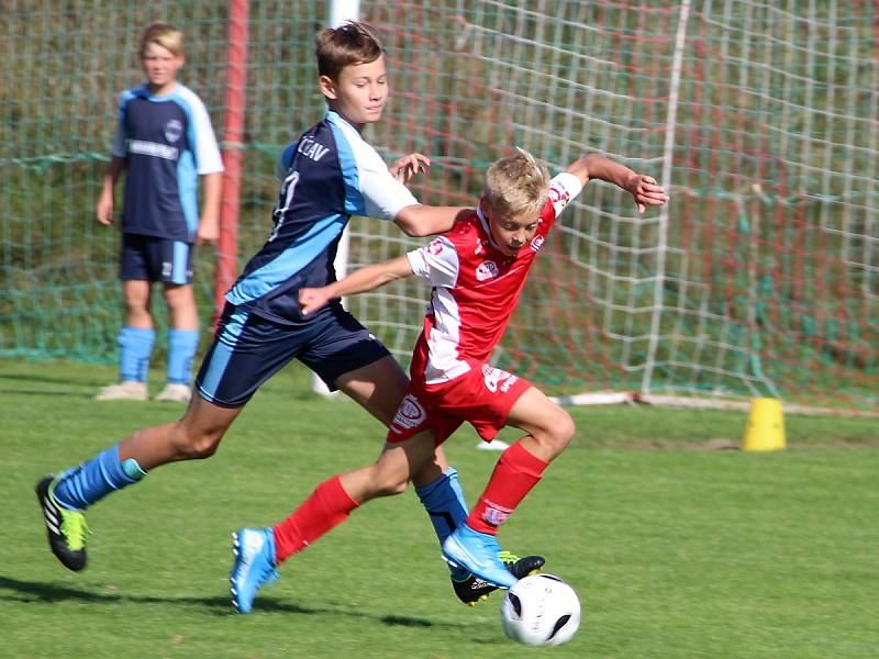 Česká fotbalová liga mladších žáků U13: FK Pardubice - FK Čáslav 3:9 (1:4, 1:2, 1:3).