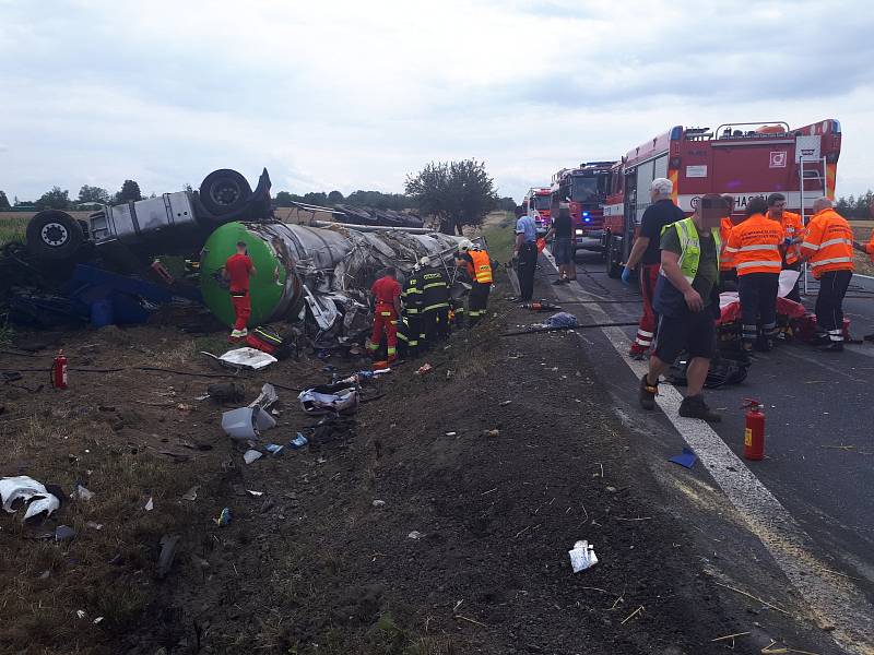 Tragická nehoda u Drobovic 2. srpna 2019.