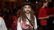 Na karneval do Kostelce dorazil i kapitán Jack Sparrow