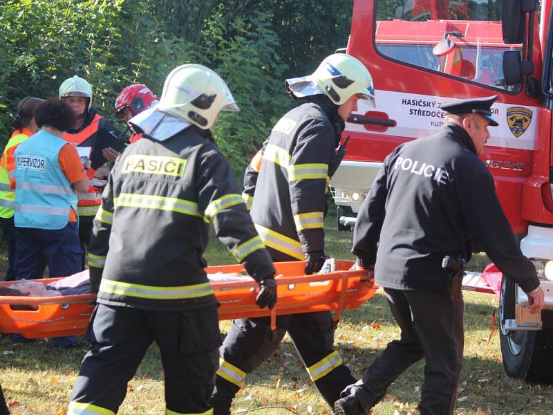 Trénink ISZ na Dopravním učilišti Čáslav