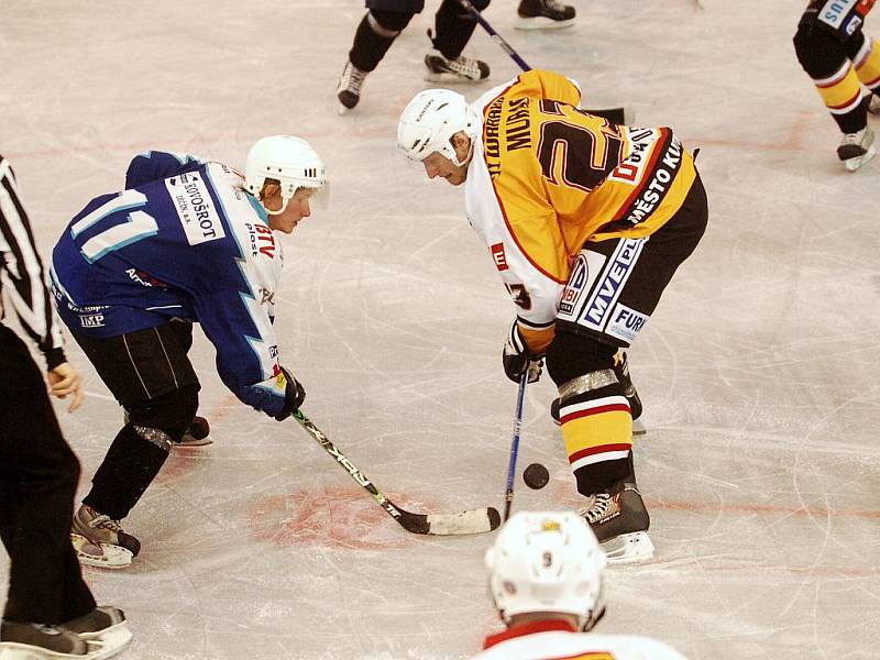 Ppřípravné utkání: Sršni Kutná Hora - HC Vlci Jablonec, 18. srpna 2011.