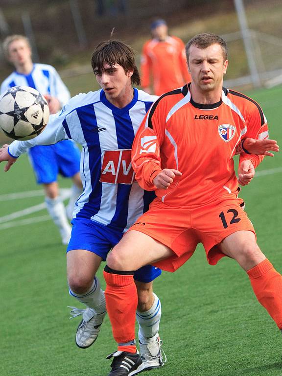 Z utkání fotbalové I.A třídy Čáslav B - Bakov nad Jizerou (4:3).