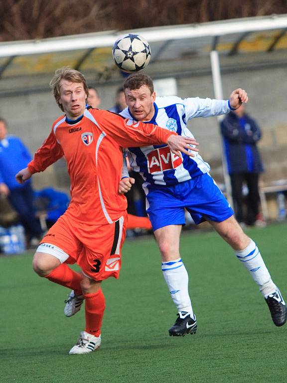 Z utkání fotbalové I.A třídy Čáslav B - Bakov nad Jizerou (4:3).