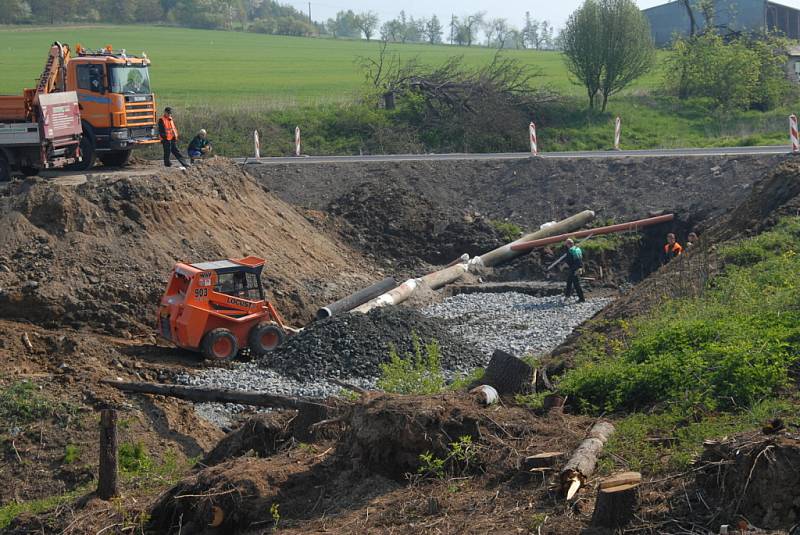 Rekonstrukce propustku u Dolní Pohledi