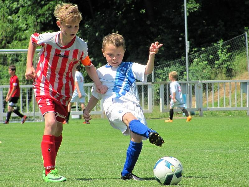 Okresní přebor starších přípravek, sobota 3. června 2017, turnaj v Čáslavi: FK Čáslav – Sparta Kutná Hora 1:6.