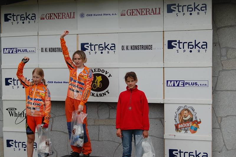 Z prvního kola cyklistického závodu Sraka Sport Cup Miskovice 2009, pátek 22. května 2009