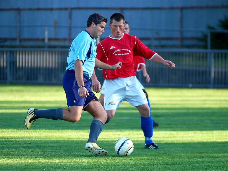 Pohár OFS: Uhlířské Janovice B - Sedlec, 18. září 2012.